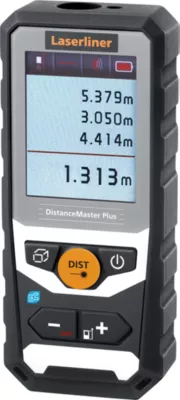 Télémètre laser connecté Laserliner 080.984E portée jusqu'à 80 m précision ± 1,5 mm