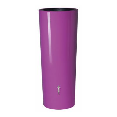 Récupérateur d'eau Garantia Color cassis 350L + bac à plantes