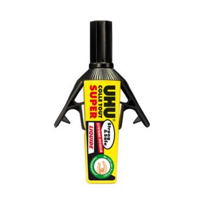 Colle UHU Strong&Safe en liquide doseur 3 grammes