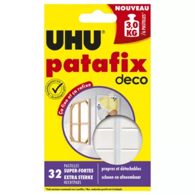 Pastille UHU Patafix Home déco, 32 pièces