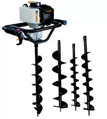 Tarrière thermique Woodstar 51,7cc et 3 mèches