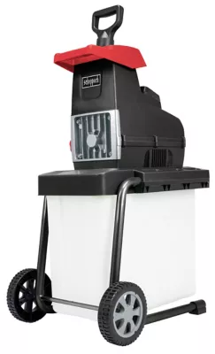 Broyeur de végétaux électrique filaire 2800 W, branche maxi 45 mm, bruit 79,1 dB(A), collecte 60 L, Scheppach GS 60
