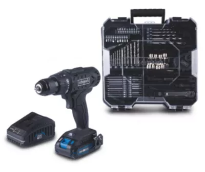 Perceuse visseuse sans fil Scheppach C-BSB74/1BE-X noir