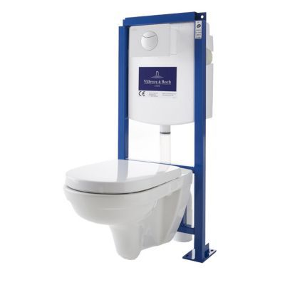 Pack WC suspendu sans bride Villeroy & Boch Direct Flush