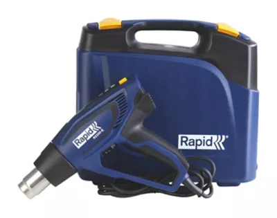Pistolet à air chaud Rapid R2200-E, 2200W, avec régulation électronique 3 positions, coffret