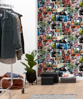 Papier peint intissé enfant Avengers Marvel L.1005 x l.53 cm Komar