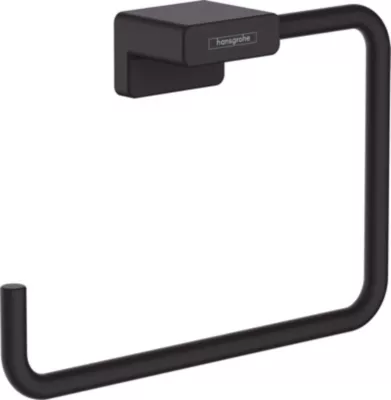 Image principale de Anneau porte serviettes noir mat Addstoris Hansgrohe