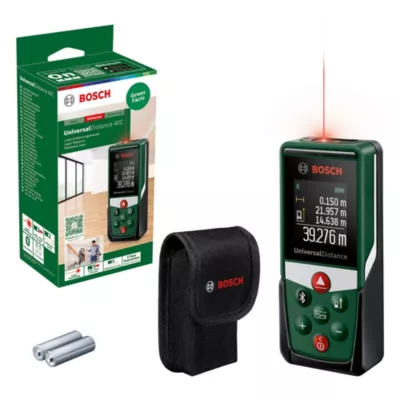 Télémètre laser connecté Bosch UniversalDistance 40C portée jusqu'à 40 m précision ± 2 mm