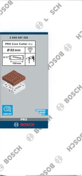 COURONNE DIAMANT SEC 82X150 BOSCH 2608587325