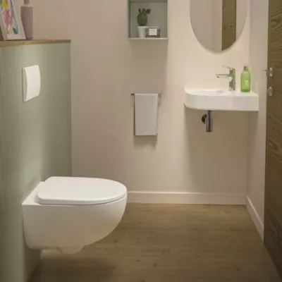 Pack WC suspendu sans bride, Geberit G-500 Design