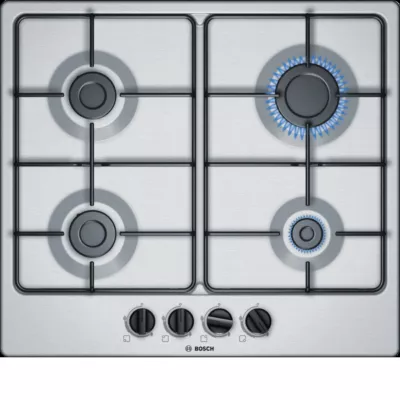 Plaque de cuisson au gaz inox 60 cm Bosch PGP6B5B80