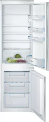 Réfrigérateur congélateur encastrable porte réversible Bosch KIV86NSF0 182L / 83L, blanc