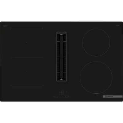 Plaque de cuisson induction avec aspiration intégrée l.75 cm 7400W 4 foyers Bosch