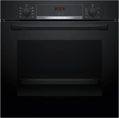 Four multifonctions nettoyage pyrolyse EcoClean Bosch HBA553BA3F 71L noir