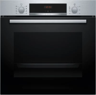 Four multifonctions nettoyage pyrolyse EcoClean Bosch HBA553BR3F 71L noir