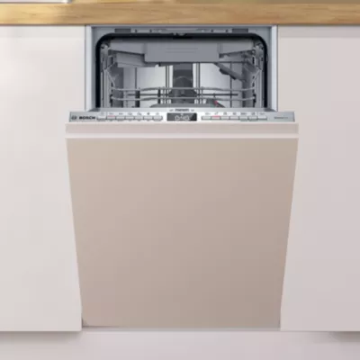 Lave-vaisselle encastrable 10 couverts Bosch SPV4EMX17E l.44,8 x H.81,5 x P.55 cm blanc