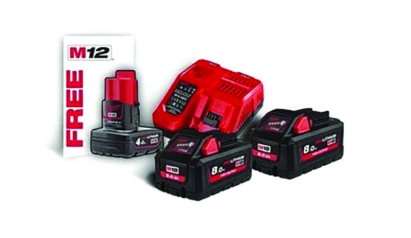 PACK 2 BAT M18 8AH + CHARGEUR