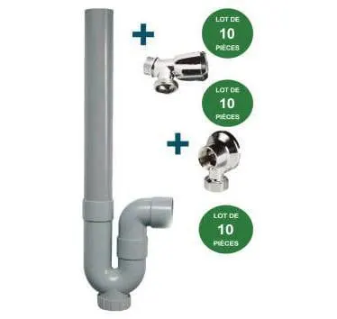 APPLIQUE+ROBINET+SIPHON COLIS M.A.L. 9810958