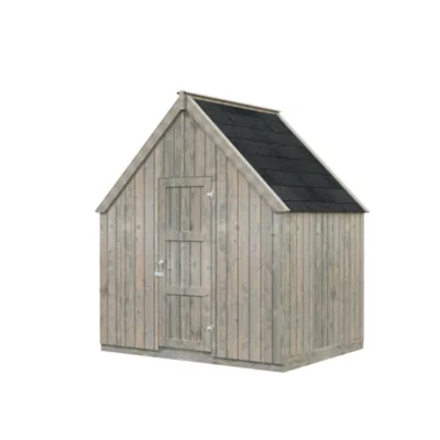 Extension pour serre Palmako Emilia bois autoclave gris 4m²