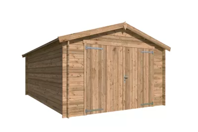 Garage double pentes en bois Lasita Maja Lewis 28