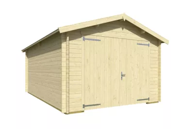 Garage double pentes en bois Lasita Maja Niki 34