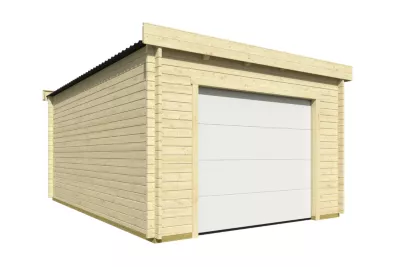 Garage toit plat en bois Lasita Maja Ari 44