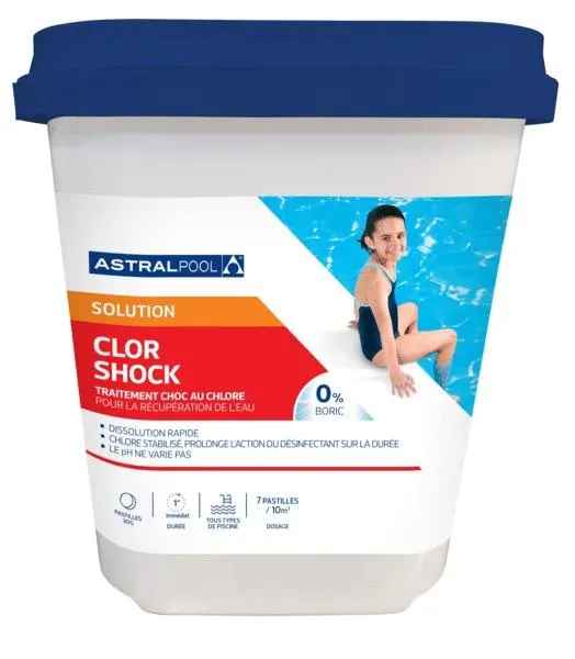 CHLORE CHOC 5KG 30G 0% BORIC ASTRAL A25005SB