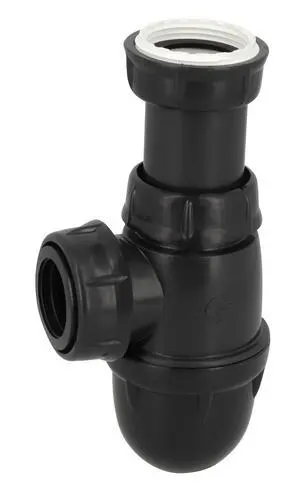 SIPHON UNI. NOIR PR EVIER OU LAV. 0204012