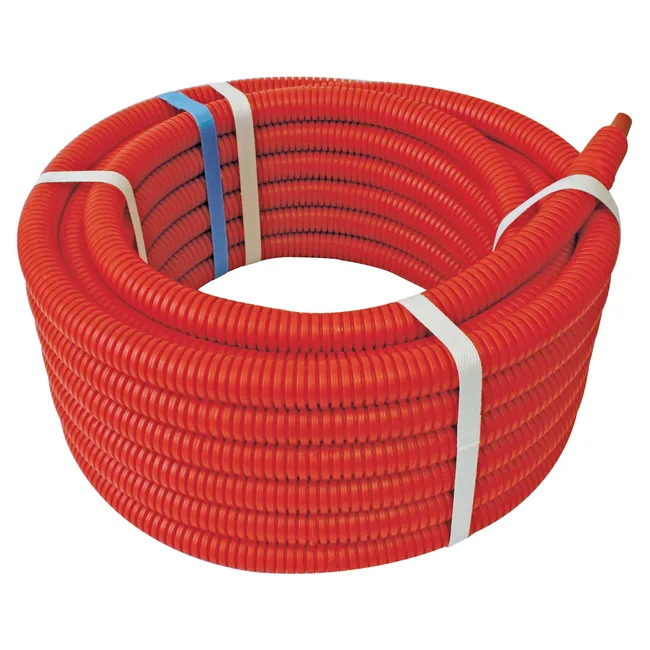 Image principale de Couronne de tube PER gainé rouge Ø16 - longueur 50m