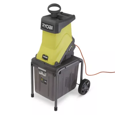Broyeur de végétaux électrique filaire 2500 W, branche maxi 45 mm, bruit 106,5 dB(A), collecte 40 L, Ryobi RSH2545B