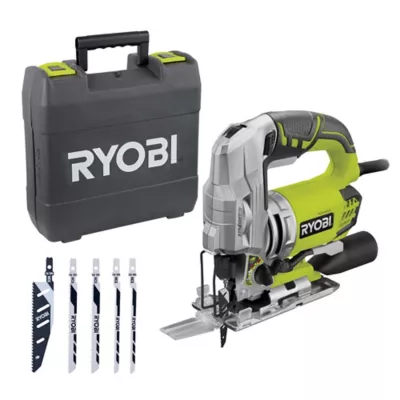 Scie sauteuse filaire pendualire (4 niveaux) 680 W, maxi 3100 tr/min, Ryobi RJS1050-KA5