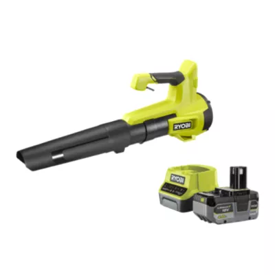Souffleur sans fil avec batterie 18 V 9,9 m³/h Ryobi (vendu avec 1 batterie et 1 chargeur)