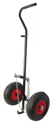 Chariot pour bouteille de gaz de 13 kg, avec chaîne de maintien