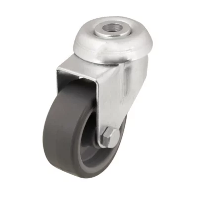 Roulette pivotante grise ø5.02 cm, charge max 30 kg