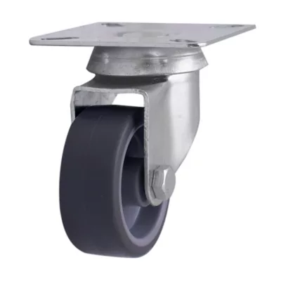 Roulette pivotante grise ø5 cm, charge max 30 kg