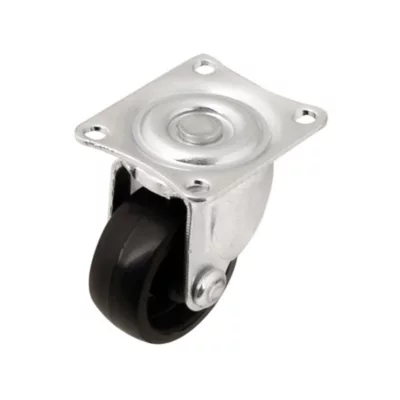 Roulette pivotante noire ø2.95 cm, charge max 15 kg