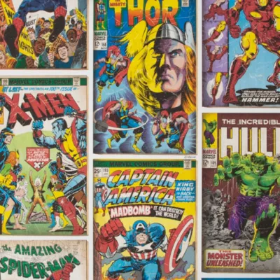 Papier peint support papier Héros Marvel L.1005 x l.52cm multicolore