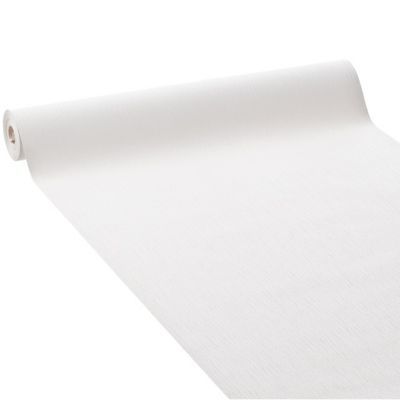 Papier peint vinyle lourd Solitude uni blanc