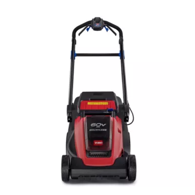Tondeuse sans fil avec batterie 60 V - largeur de coupe 43 cm - hauteur de coupe 19 à 70 mm - bac 50 L - Toro eMulticycler™ eL43VST-21844