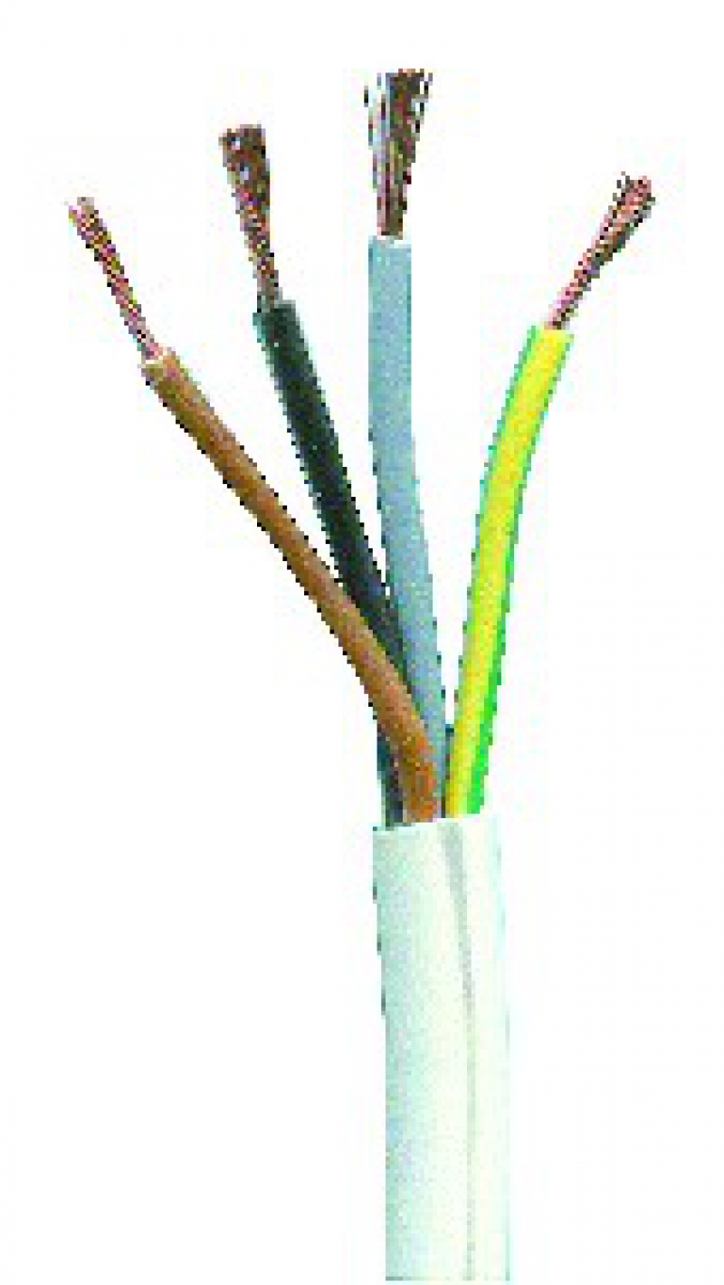 Câbles souples HO5VV-F âme cuivre nu câbléisolant PVC/gaine ext. PVCtension nominale : 300/500 V - norme NF C 32-201utilisations : alimentation de petits appareils électro-domestique non chauffantsrayon de courbure : 6 fois le diamètre extérieur