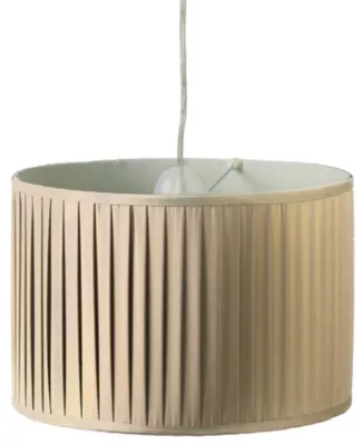 Abat-jour tambour Colours Hetty beige l.30 x H.24 cm