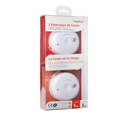 Détecteur de fumée autonome angeleye Original Duo, 2 pièces