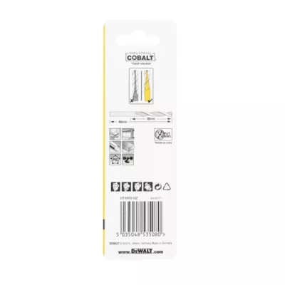 Foret métal (x2) - dimensions Ø.1,5 x L.34 mm - emmanchement 3 méplats - DeWalt