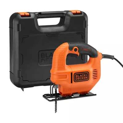 Scie sauteuse filaire non pendualire 410 W, maxi 3000 tr/min, Black & Decker KFBES410K-QS