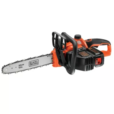 Tronçonneuse sans fil avec batterie 36 V - longueur du guide-chaîne 300 mm - poids 3,9 kg - Black+Decker GKC3630L25-QW