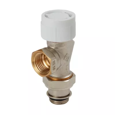 Corps thermostatique équerre inversé raccordement en 1/2" (15x21) Flomasta