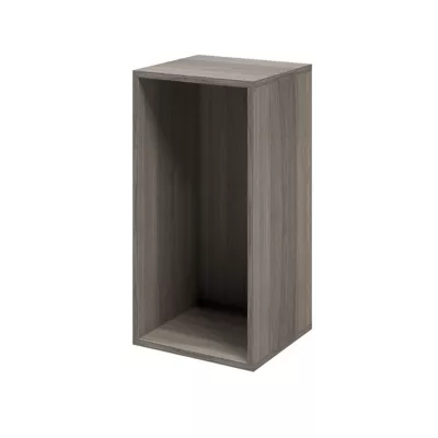 Caisson effet chêne grisé GoodHome Atomia H. 75 x L. 37,5 x P. 35 cm