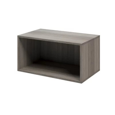 Caisson effet chêne grisé GoodHome Atomia H. 37,5 x L. 75 x P. 45 cm