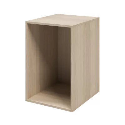 Caisson effet chêne GoodHome Atomia H. 75 x L. 50 x P. 58 cm