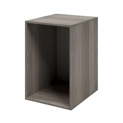 Caisson effet chêne grisé GoodHome Atomia H. 75 x L. 50 x P. 58 cm